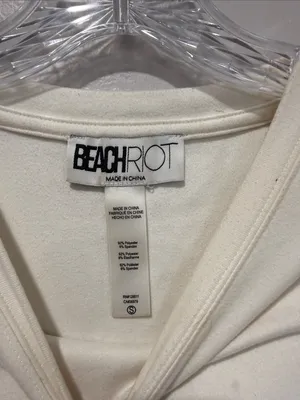 Beach Riot Cream Pullover with Pink & Magenta XOXO Appliqué thumbnail 5