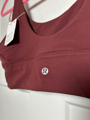 Lululemon Sz 12  Align Bra - Red Merlot thumbnail 6