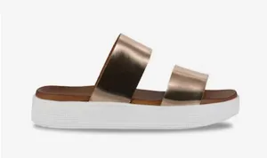 Rose Gold Metallic Platform Sandals thumbnail 2