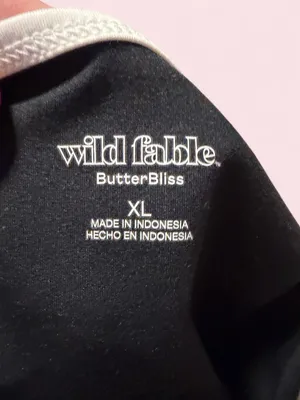 wild fable Black Mini Dress with White Trim thumbnail 3