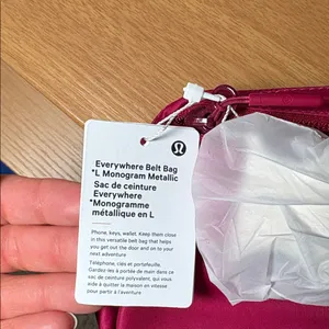 Lululemon Everywhere Belt Bag 1L NWT L Monogram Metallic. BRML/SLVR thumbnail 4