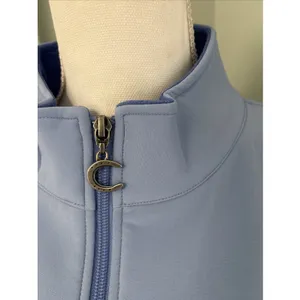 Connoisseur Equestrian Collection Blue Full Zip Soft Shell Jacket Fleece‎ Small thumbnail 3