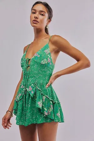 FREE PEOPLE‎ Brielle Floral Romper thumbnail 1