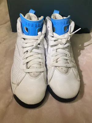 Nike Men's Jordan MVP Shoes White Blue Boys Sneakers Shoes Size 5Y thumbnail 2