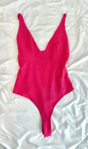 Hot pink bodysuit  thumbnail 1