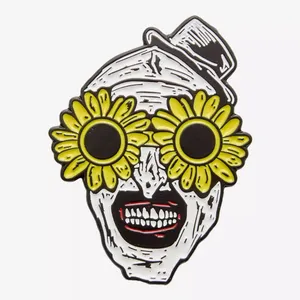 Terrifier Art The Clown Sunglasses Enamel Pin Hot Topic Exclusive thumbnail 2
