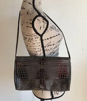 Vintage TJW by Mervyn’s Leather Bag thumbnail 1