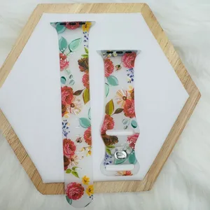 Floral Design Apple Watch Bands 42mm 44mm 45mm 49mm thumbnail 9