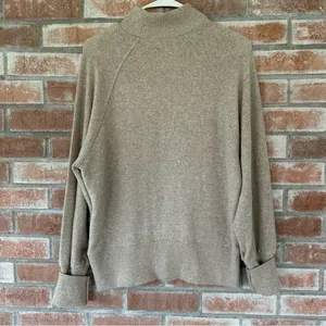 Maeve Anthropologie Mock Neck Sweater Women’s Small Beige Tan thumbnail 7