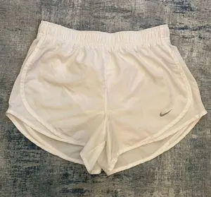 Nike White Tempo Brief Lined Athletic Running Shorts Women's Small thumbnail 1