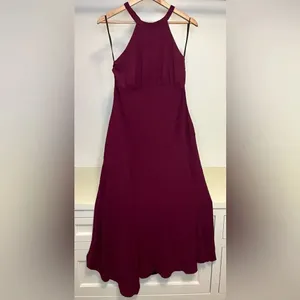 NWOT -Donna Morgan Crêpe Halter Dress size 6 thumbnail 3