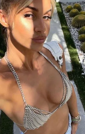 Zara Rhinestone Jewel Bra Top thumbnail 1