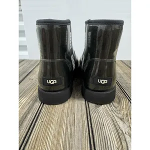 UGG Classic Clear Mini in Black SZ 9 thumbnail 5