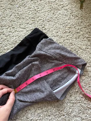 Lululemon Run Times Short II *4" in Heather Lux Multi Black / Black thumbnail 3