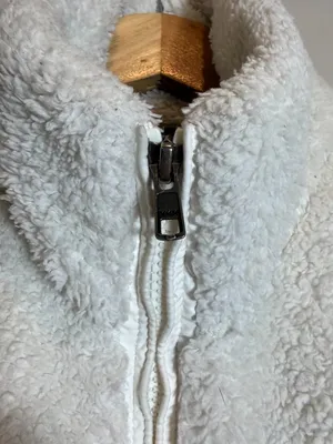 Patagonia Los Gatos Teddy Vest Women's Small Birch White Full Zip Outdoor Hiking thumbnail 5