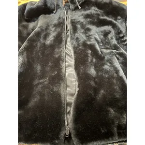 Gallery Coat Sz Large Black‎ Faux Fur Hooded Luxurious City Formal Designer thumbnail 15