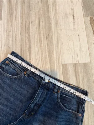 We The Free Denim Jean Skirt Frayed Size 31 thumbnail 5