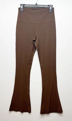 Lululemon Flared Leg High Rise Leggings Womens 8 Activewear Yoga Pilates Gym thumbnail 1