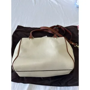 Kate Spade Grant Park Alida Shoulder Tote in bone/dkrst Taupe thumbnail 5