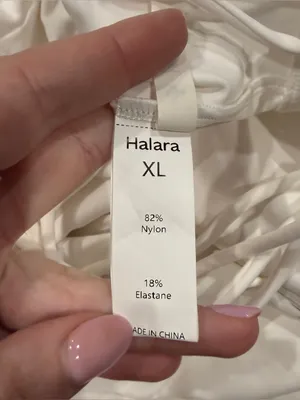 Halara White Lace Up Maxi Dress thumbnail 6