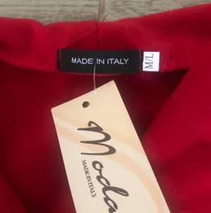 Moda OS Belted Shawl Collar Coat Red thumbnail 7