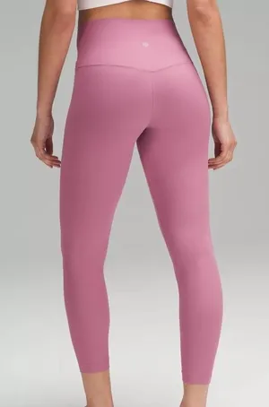 Lululemon align ribbed high rise 25 pink  thumbnail 1