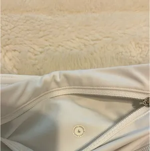 White Lululemon Speed Up Shorts thumbnail 3