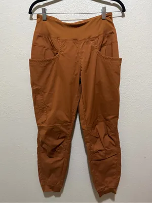 prAna Kanab Mid Rise Jogger Pants Small Clay Organic Cotton Canvas Outdoor thumbnail 3