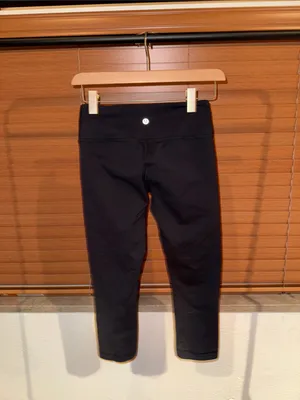 Lululemon Black Mid-Rise Capris thumbnail 2