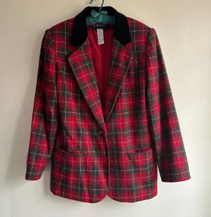 Sag Harbor Plaid Blazer thumbnail 2