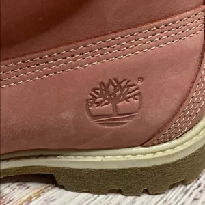 Timberland Pink leather combat boots Size 6 thumbnail 2