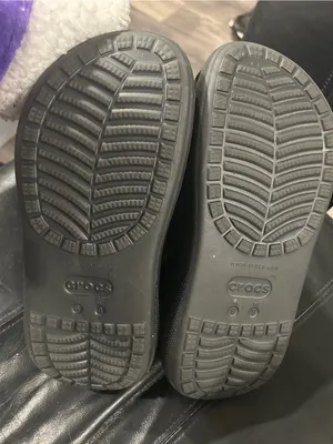 CROCS Black Slip-On Clog Sole thumbnail 7
