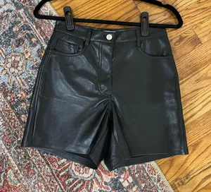 Aritzia Leather Shorts thumbnail 1