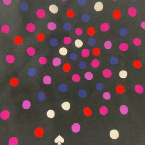 Kate Spade Large Black Polka Dot Lightweight Tote Name and Logo on Both Sides thumbnail 3