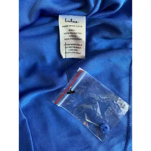 Lulu's NWT Blue Sleeveless Highneck Chiffon Dress - Small thumbnail 6