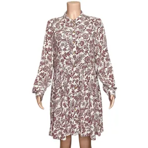 SÉZANE Leana Mini Dress, Ghalia Ecru Print, FR42/US10 thumbnail 6