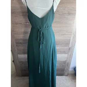 Birdy Grey Dress Formal Women Size Small Green Cindy Wrap Chiffon Prom Wedding thumbnail 5