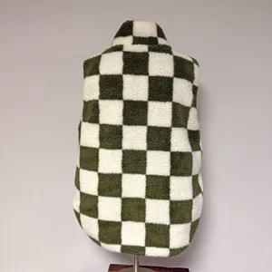 Double Zero Checkered Sherpa Vest thumbnail 4