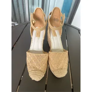 Franco Sarto Marsha Espadrille Wedge Sandals Beige Size 8.5 M thumbnail 16