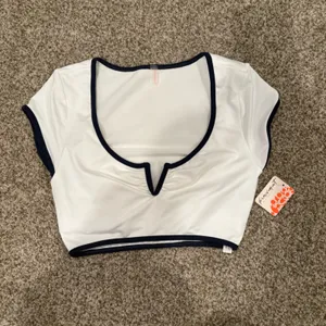 NWT Free People Pipe Dream Baby Tee | Size: Small thumbnail 2