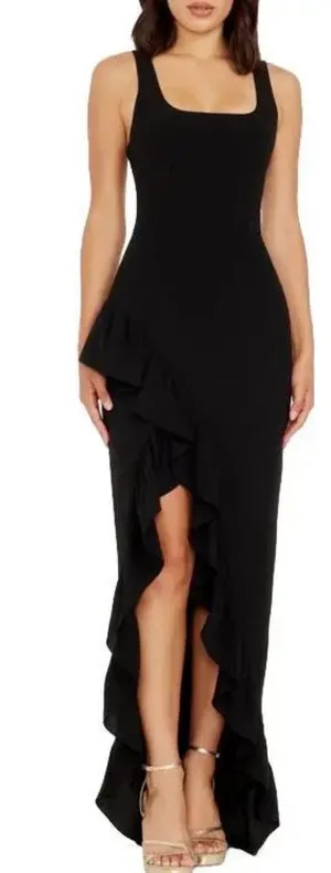 Dress the Population Charlene Ruffle Dress small thumbnail 1