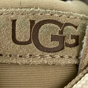 UGG Lowmel Men's Beige Tan Low Top Lace Up Platform Fashion Sneakers Shoes Sz 12 thumbnail 6