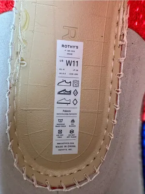 NWOT Rothy’s Red Hemp Espadrille Ballet Flats Size 11 thumbnail 8