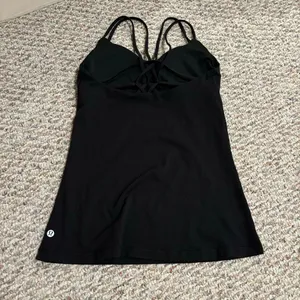 Lululemon Create Your Calm Tank Black- Size 6 thumbnail 1
