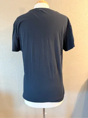 Western Cowboy Graphic Tee Medium Black Distressed Rodeo thumbnail 4