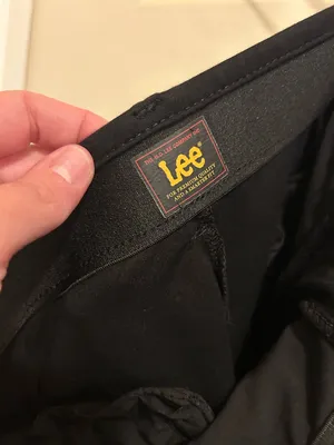 Lee Black Dress Pants — Tailored Straight Leg - size 10P thumbnail 10