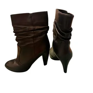 Via Spiga Pavan Black Calf Leather Slouch Ankle Boots Womens 8.5M Classic in EUC thumbnail 8
