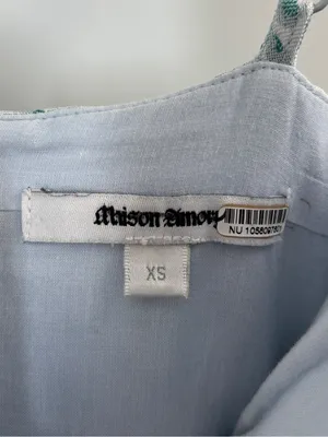 Maison Amory Windsor Dress in Light Blue Size XS thumbnail 8