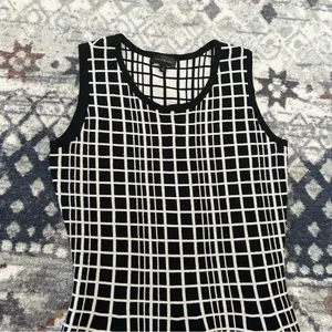The Limited Checkered Windowpane Sweater Dress Womens Small Office Fall thumbnail 6