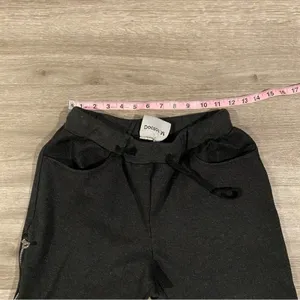 Doctor.M Black Smiley Face Zip Jogger Sweatpants Women’s XS thumbnail 6